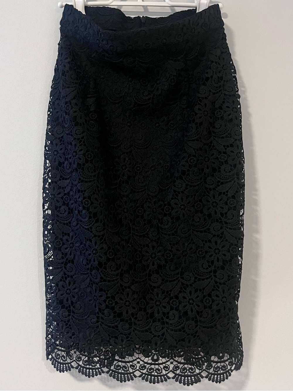 Uniqlo Black Lace Pencil Skirt